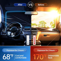 Universal Car Windshield Sun Shade Umbrella | Foldable UV & Heat Blocker
