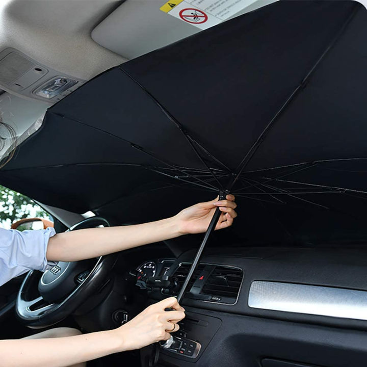 Universal Car Windshield Sun Shade Umbrella | Foldable UV & Heat Blocker